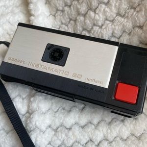 Kodak instamatic pocket camera vintage photograph collection decor parts